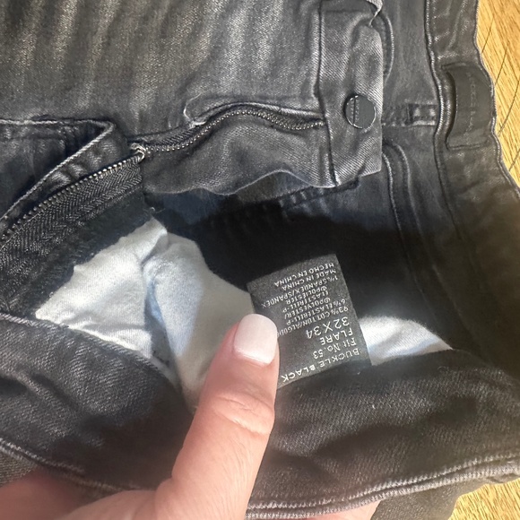 Buckle black flare jeans 32x34 - Picture 2 of 2